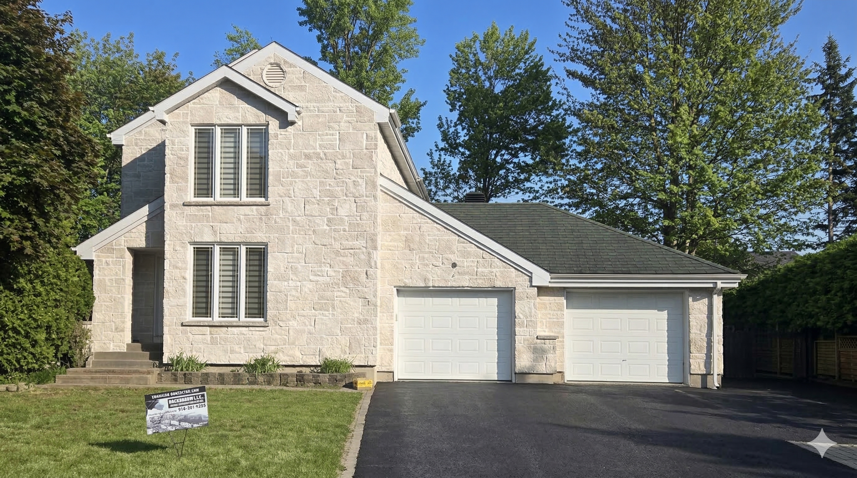 Après - Façade en pierre naturelle